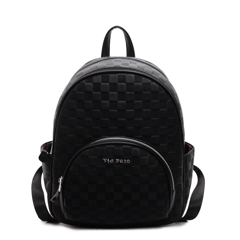 Stylish Checkerboard Backpack — product view 1