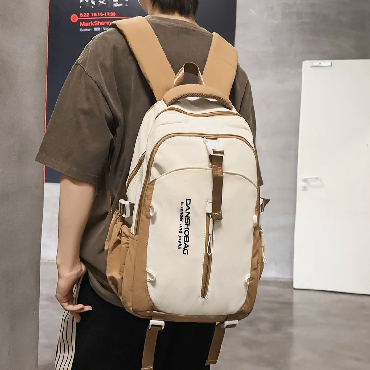 Durable Multi-Compartment Backpack LoungeYard — product view 3