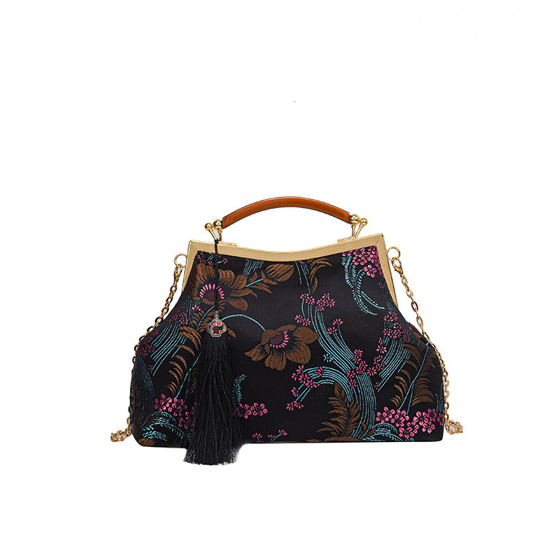 Elegant Floral Handbag — product view 2
