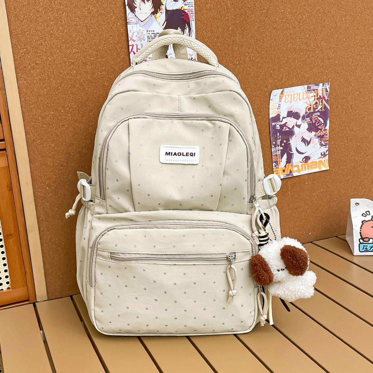 Multifunctional Polka Dot Backpack LoungeYard — product view 7