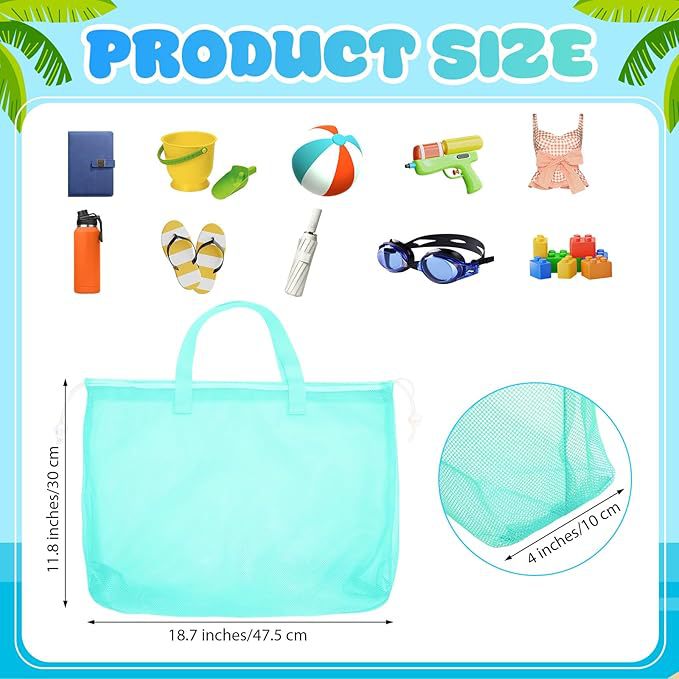 Practical beach bag with comfort drawstring LoungeYard — product view 2