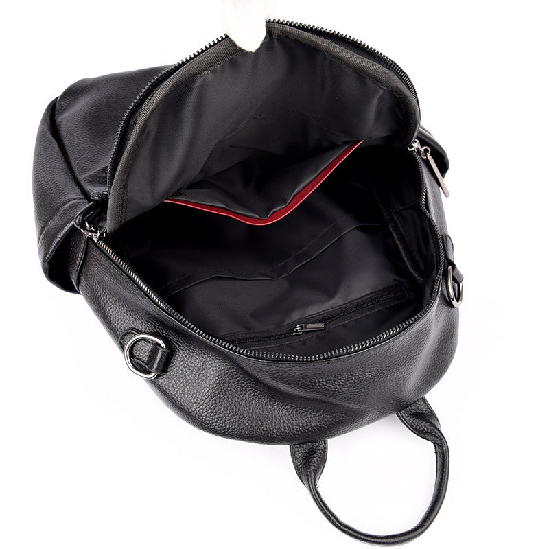 Premium Leather Travel Backpack LoungeYard — product view 4