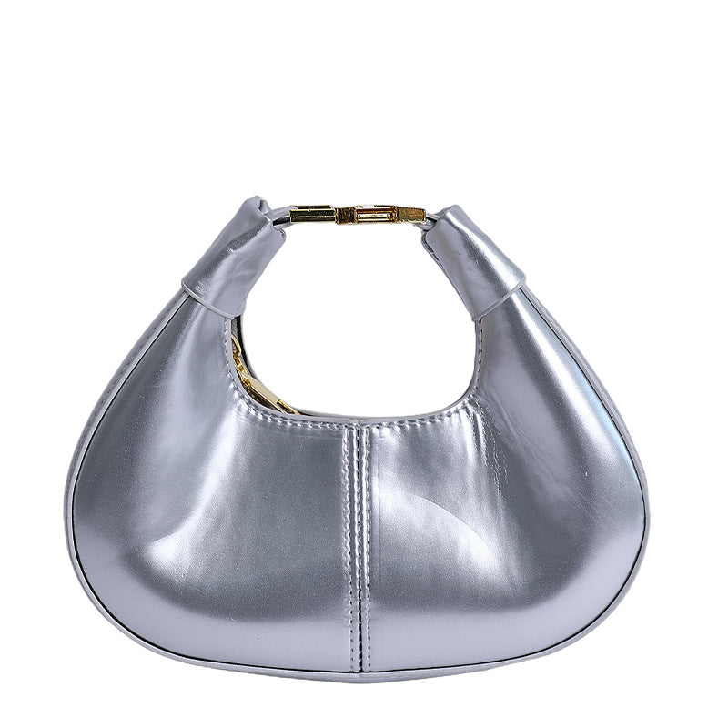 Glossy Patent Leather Evening Handbag LoungeYard — product view 6