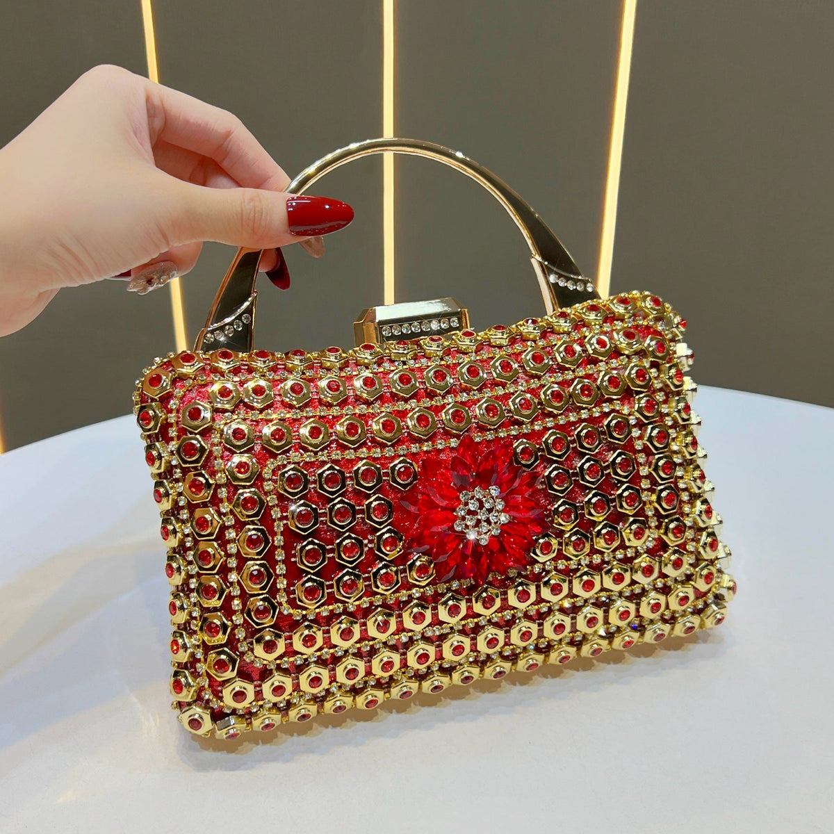 Gem-Accented Evening Handbag — product view 5