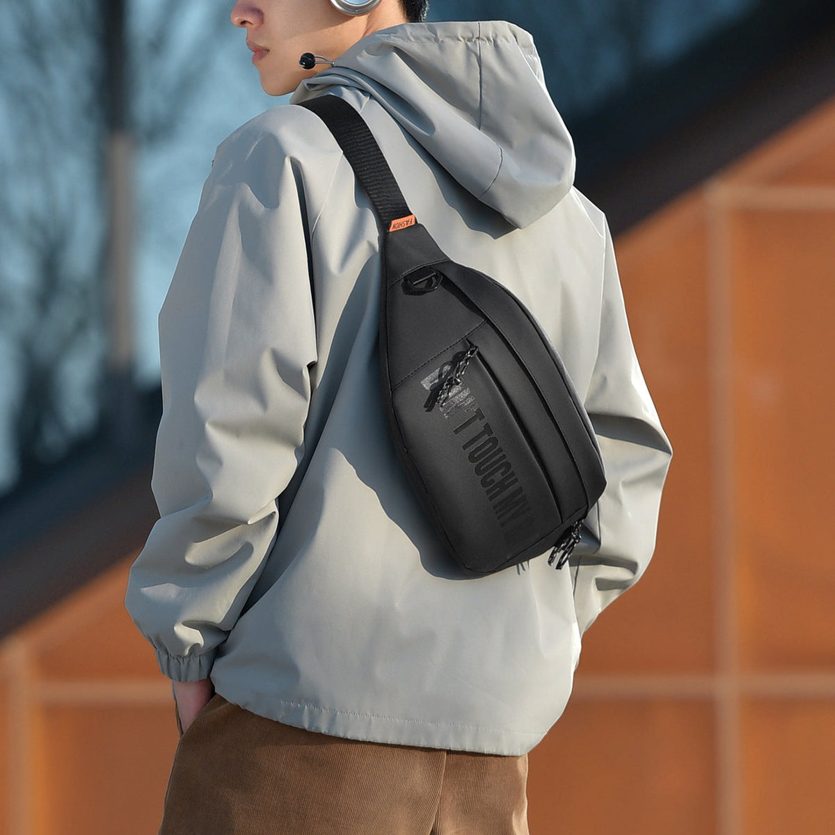 Bum bag with spacious main compartment and stylish design LoungeYard — product view 3