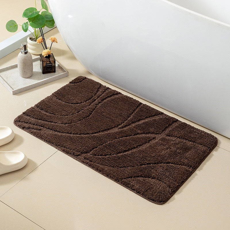 Luxurious Textured Bath Mat Bowlift — product view 4