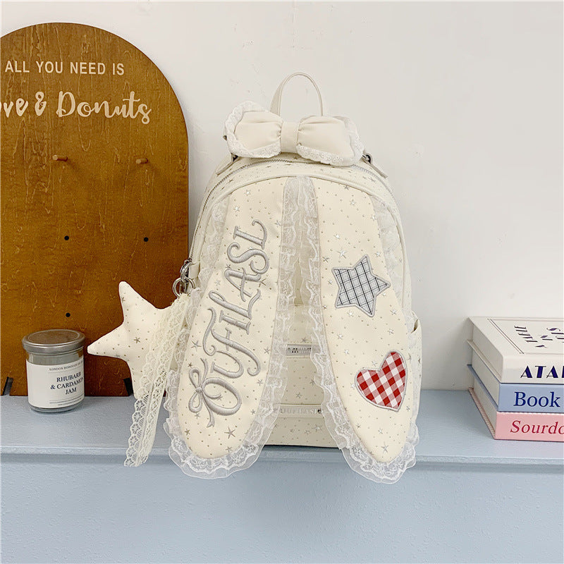 Cute Character-Printed Backpack LoungeYard 1791205867 — product view 6