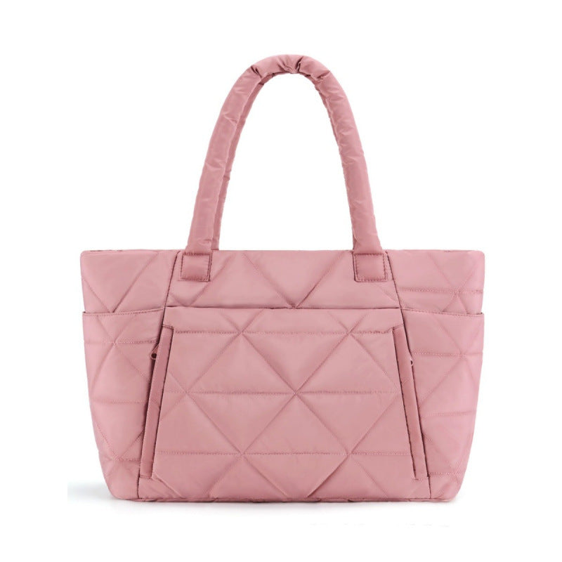 Stylish quilted tote bag LoungeYard — product view 1