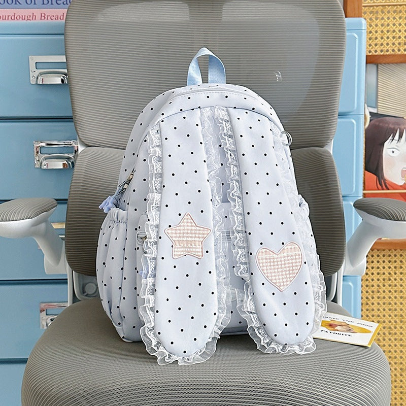 Bunny Ears Design Backpack LoungeYard — product view 6