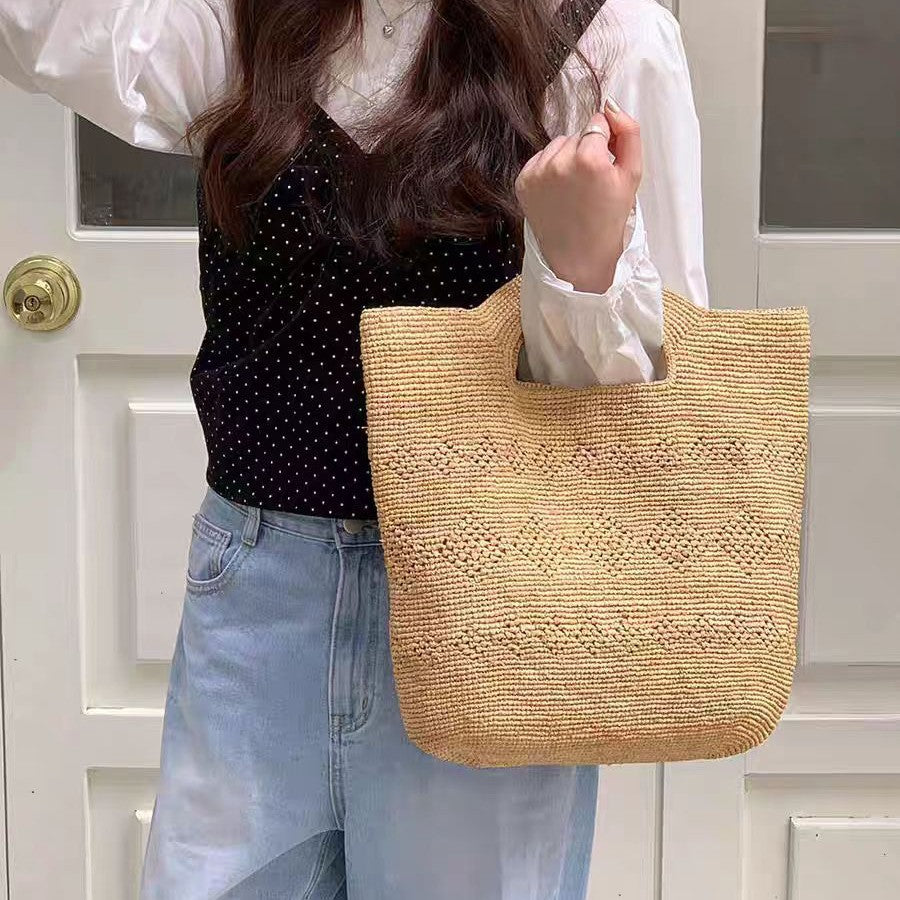 Handcrafted Macrame Shopping Bag LoungeYard — product view 3