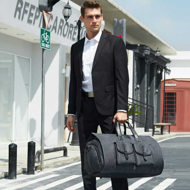 Sleek and Spacious Weekend Duffle Bag LoungeYard — product view 4