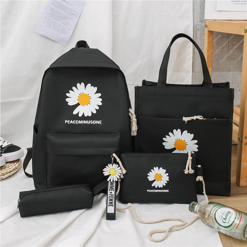 Floral Print Backpack Set LoungeYard — product view 6