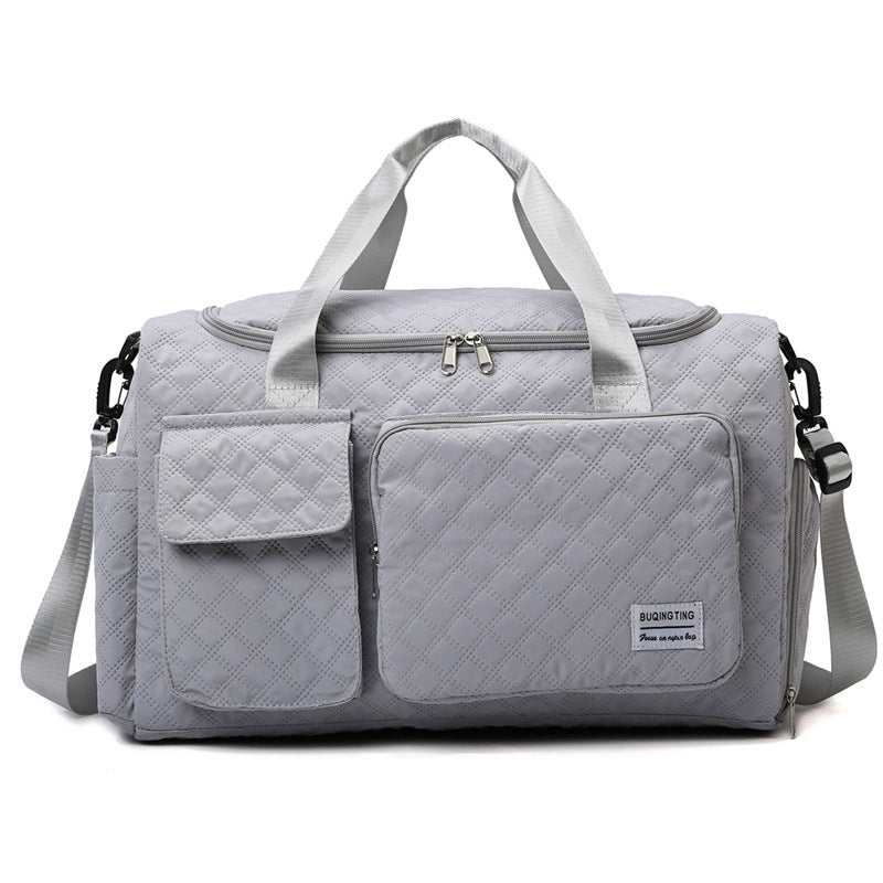 Multifunctional Sports Duffel Bag With Integrated Organizer Pockets LoungeYard — product view 1