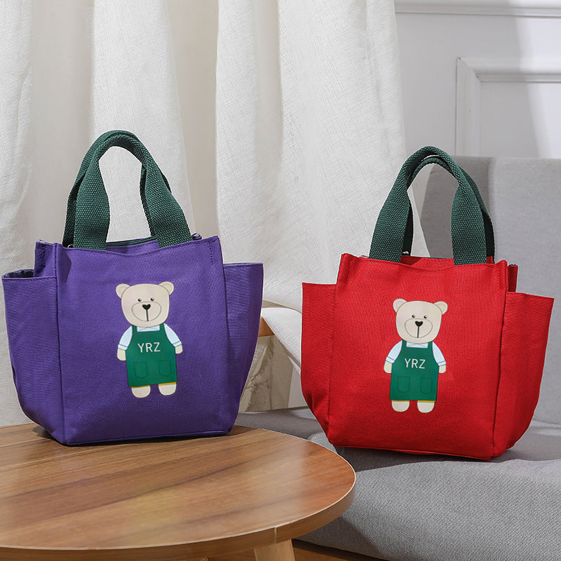 Cute Cartoon Tote Bag LoungeYard — product view 2