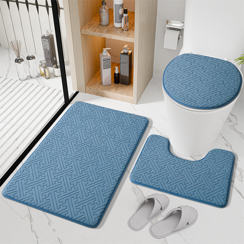 Non-Slip Bathroom Rug Set Bowlift — product view 4