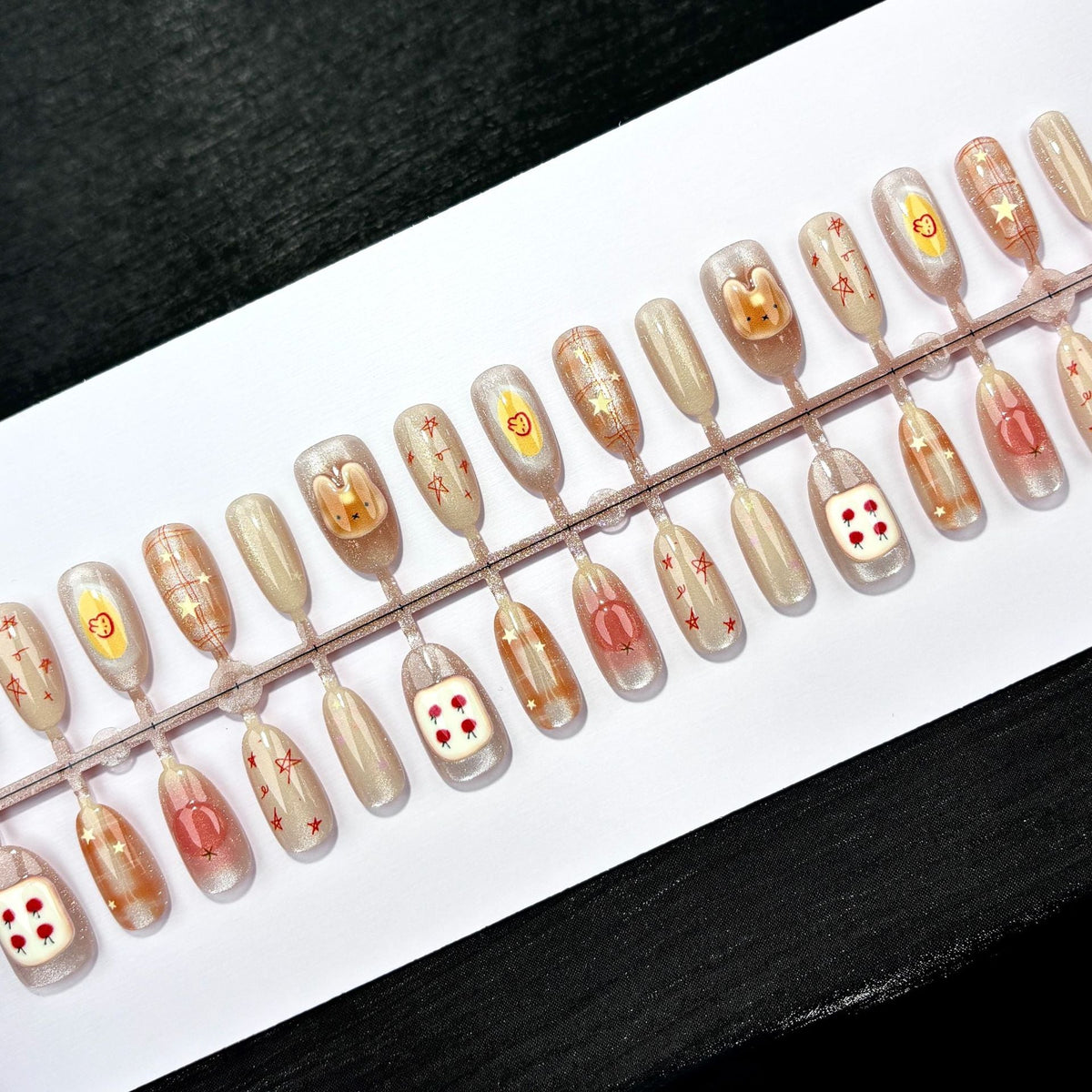 Creative Cartoon-Themed Press-On Nail Design Set — product view 2