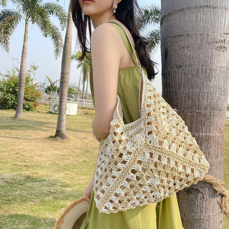 Handbag with Modern Macrame Structure LoungeYard — product view 2