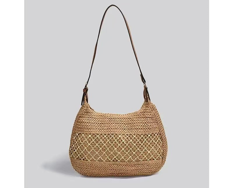 Handcrafted Backpack Bag in Natural Look LoungeYard — product view 7