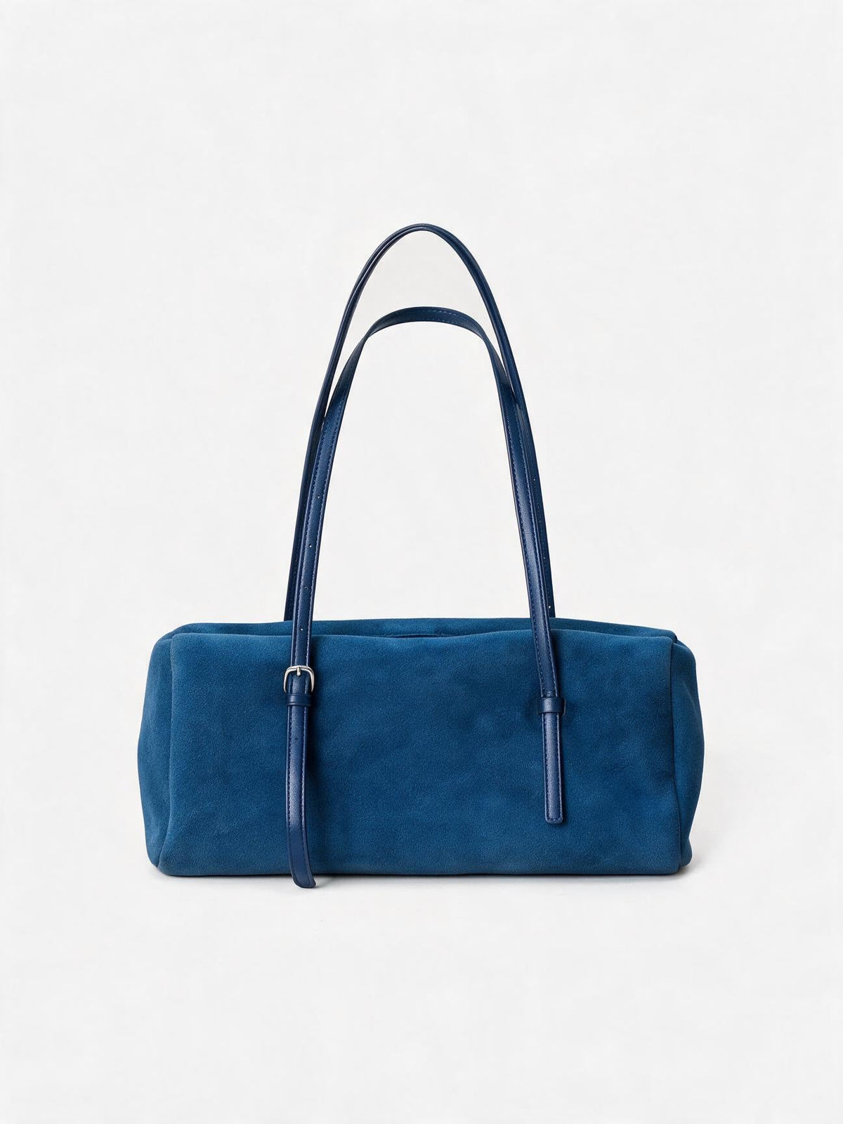 Long-Strap Suede Box Tote Bag — product view 6