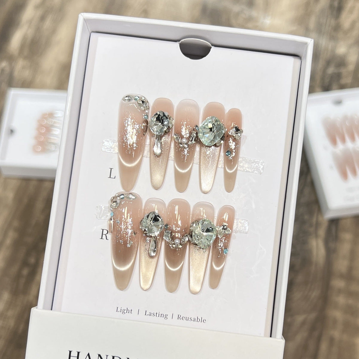 Premium Glamourous Press-On Nail Set — product view 4