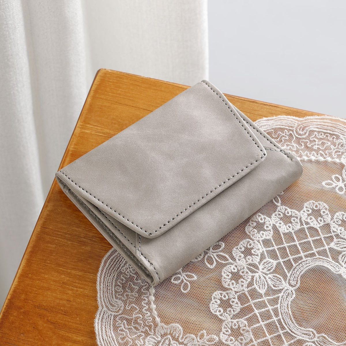 Soft Suede Trifold Wallet — product view 1