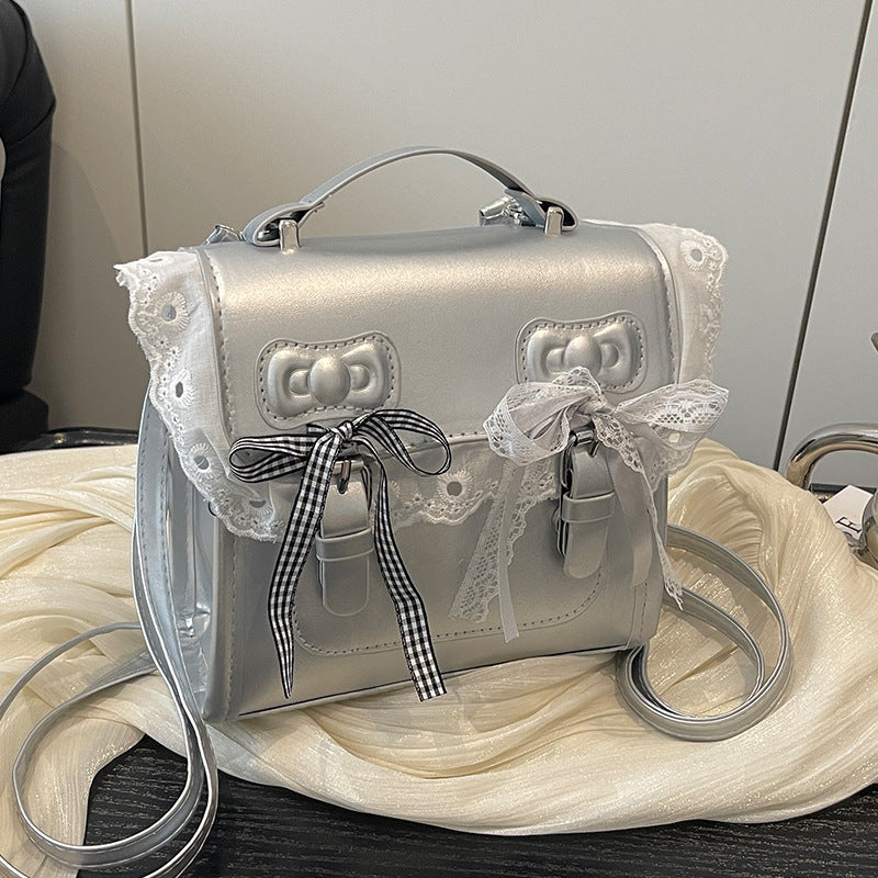 Elegant Retro Handcrafted Satchel Bag — product view 4