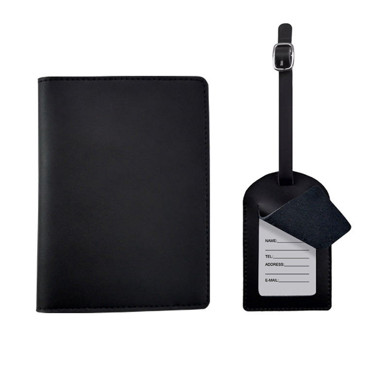 Genuine Leather Luggage Tag LoungeYard — product view 2