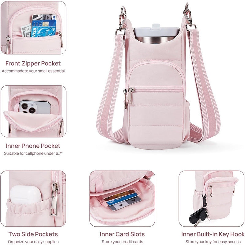 Multifunctional Shoulder Bag for Drinks and Essentials LoungeYard — product view 3