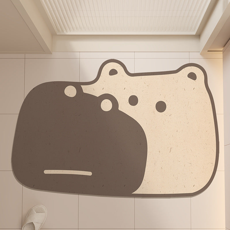 Cute Frog Design Bath Mat — product view 6