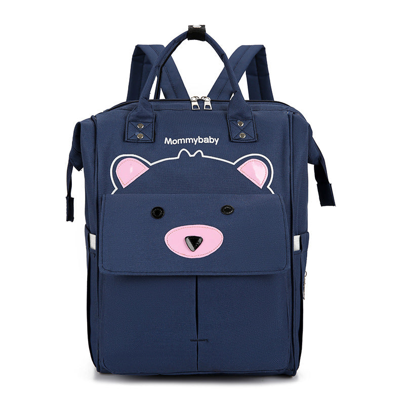 Cute Bear-Themed Baby Backpack LoungeYard — product view 2