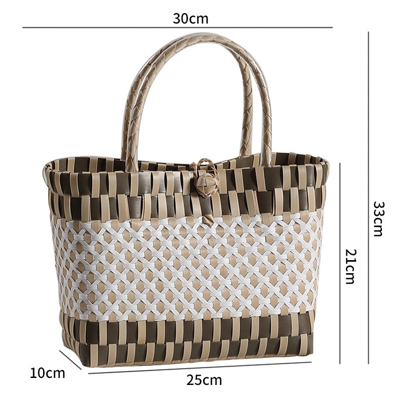 Stylish Woven Beach Tote LoungeYard — product view 6