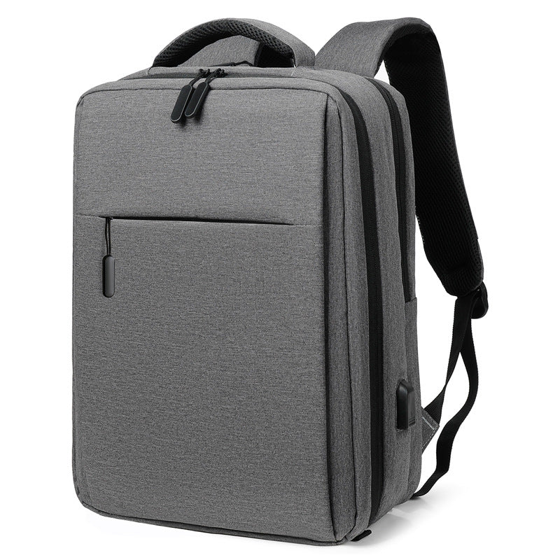 Versatile laptop backpack with additional storage LoungeYard — product view 7