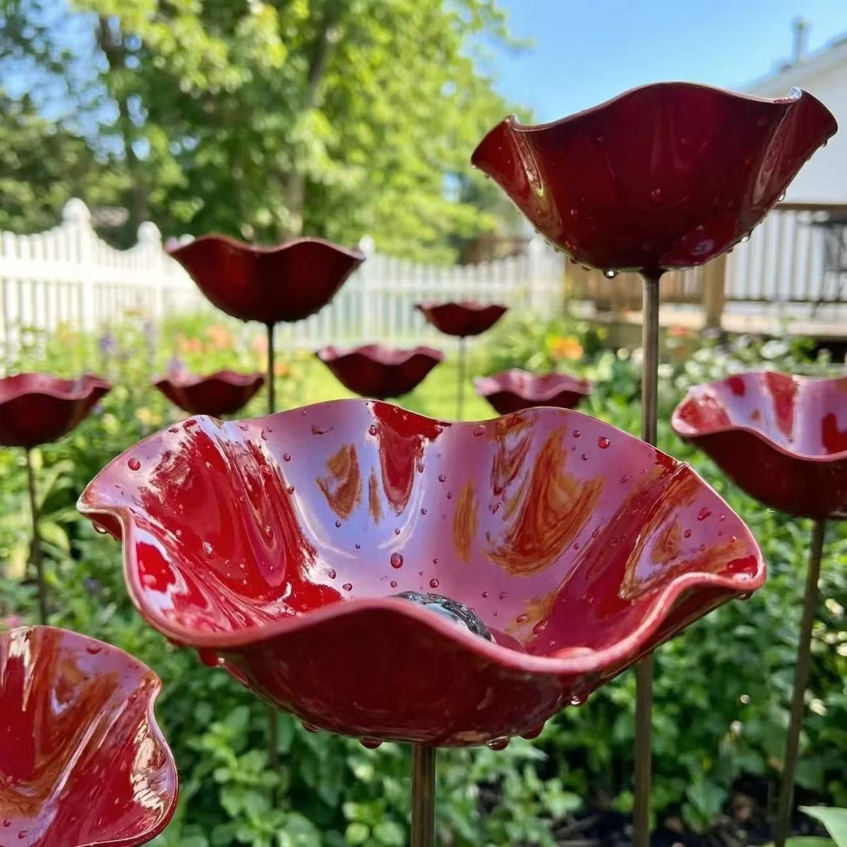 Decorative Garden Flower Stake Bowlift — product view 3