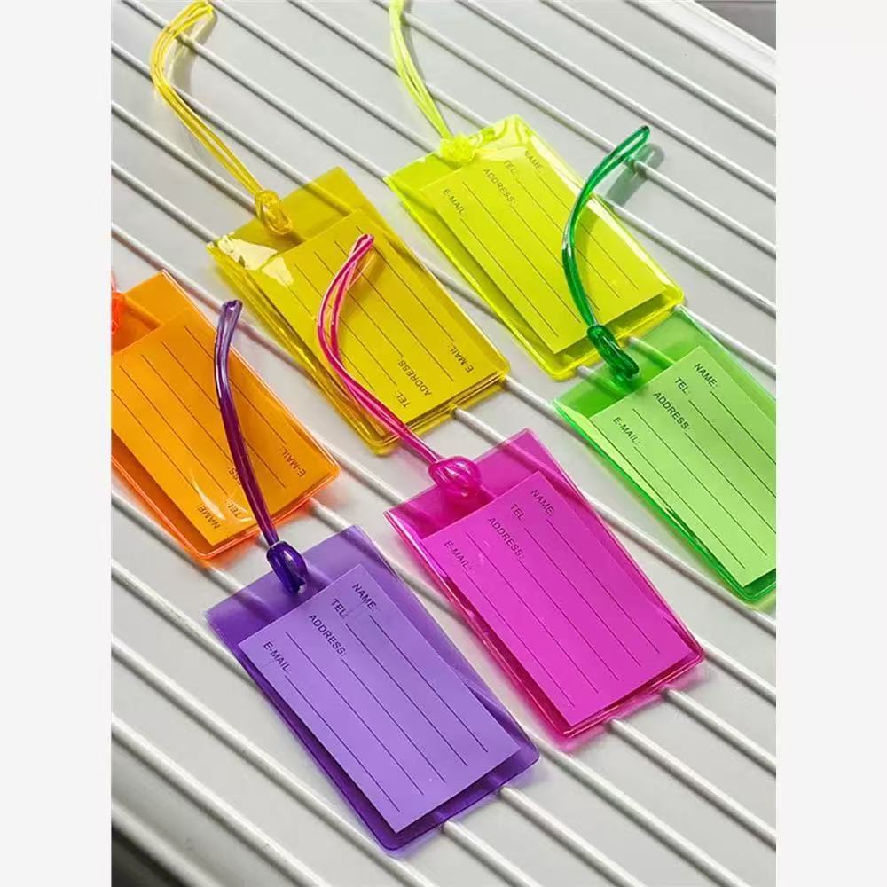 Silicone Luggage ID Tag with Writable Info Panel and Flexible Loop Strap LoungeYard — product view 2
