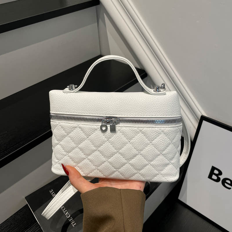 Quilted Leather Crossbody Handbag — product view 6