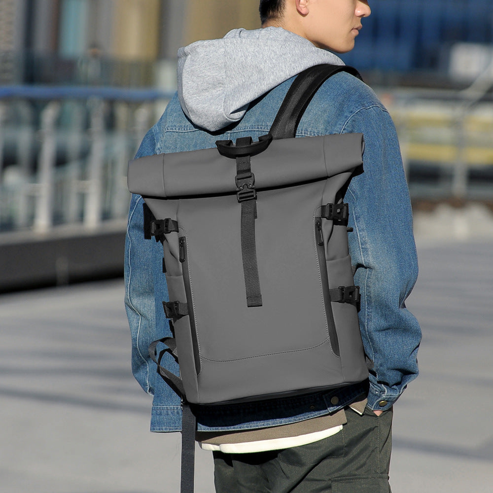 Waterproof Rolltop Backpack LoungeYard — product view 1