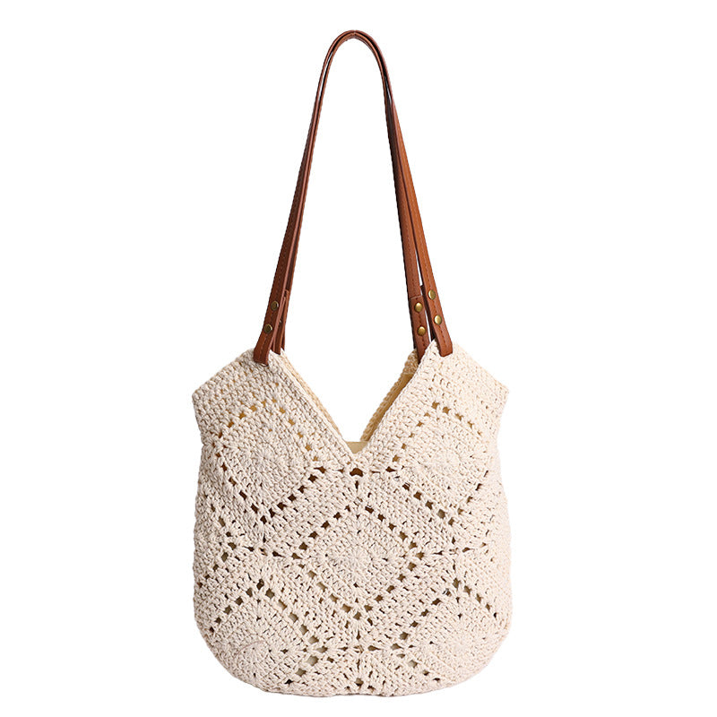 Handcrafted Macrame Shopper Bag LoungeYard — product view 5