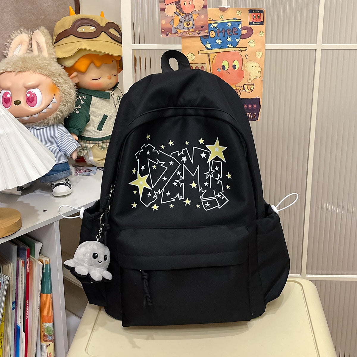 Casual Graphic Print Backpack LoungeYard 1791205811 — product view 6