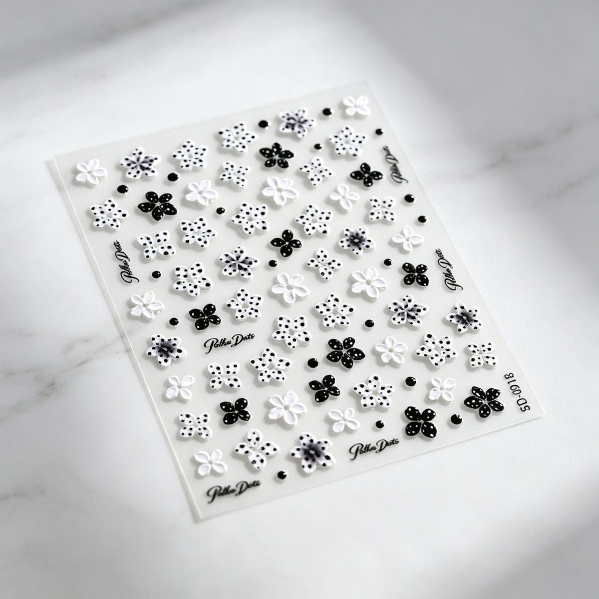 Floral Decorative Nail Art Stickers — product view 3