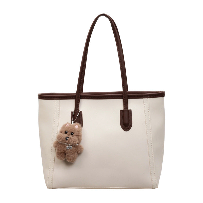 Elegant Vegan Leather Tote Bag — product view 5