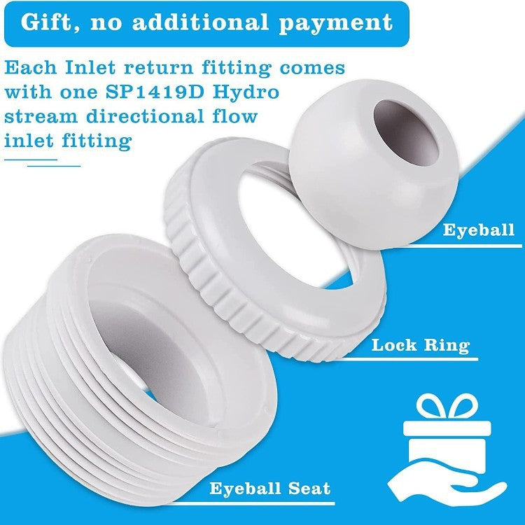 Adjustable threaded PVC toilet pan connector and waste flange adapter LoungeYard — product view 3