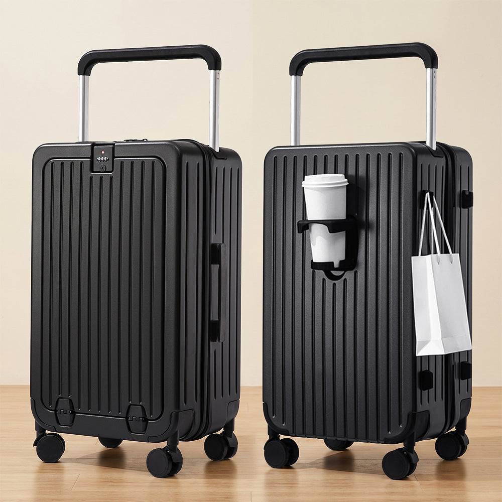Compact Hard Shell Suitcase with 360-Degree Spinner Wheels — product view 1