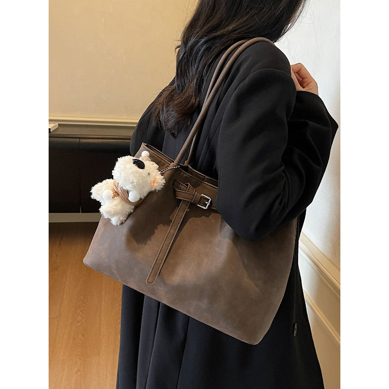 Versatile Leather Tote Bag LoungeYard — product view 2