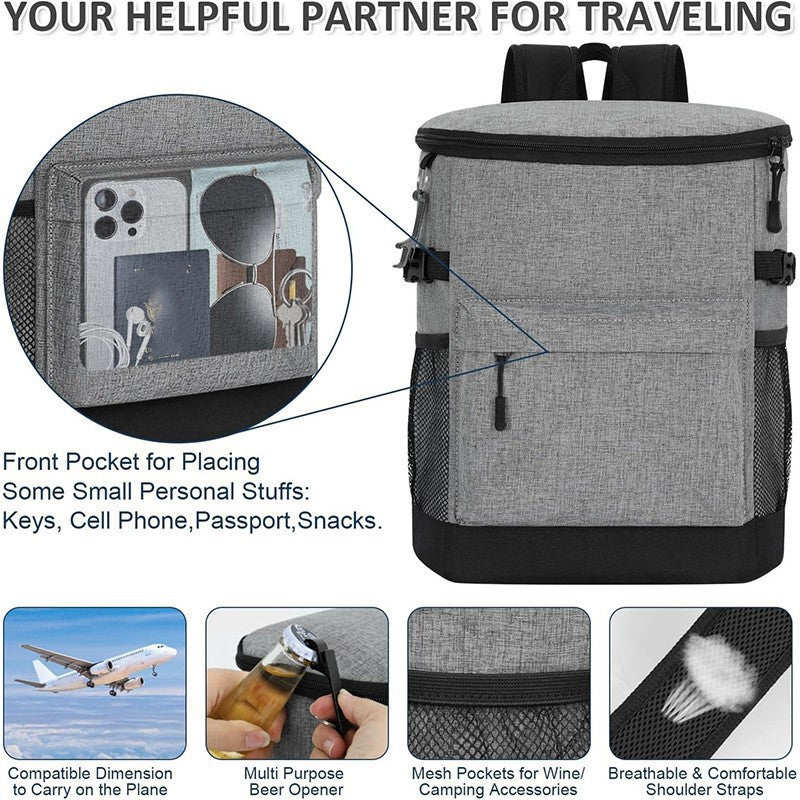 Insulated Lunch Backpack LoungeYard — product view 4