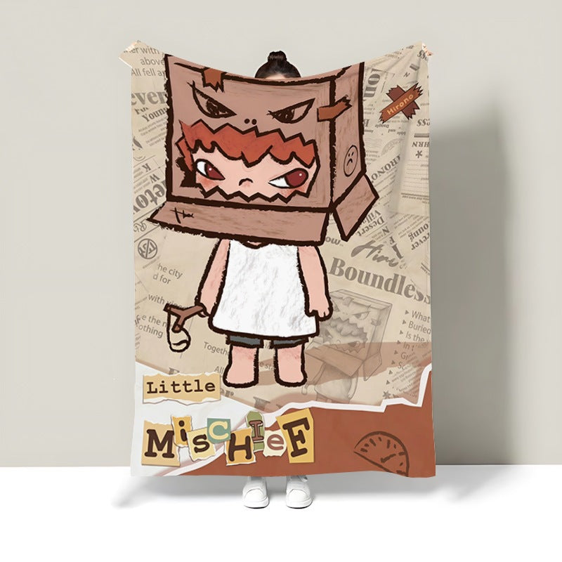 Cartoon-Themed Decorative Blanket — product view 6