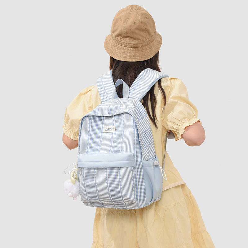 Playful Striped Backpack LoungeYard — product view 2