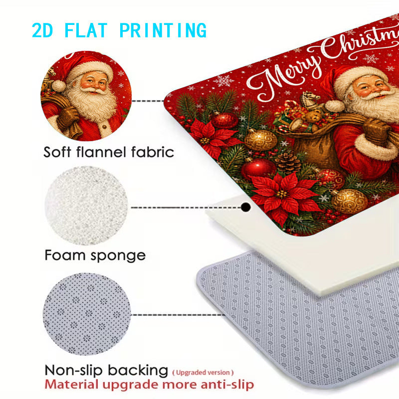 Holiday-Themed Entryway Mat Bowlift — product view 4