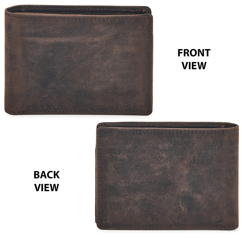 Premium Leather Wallet LoungeYard — product view 2