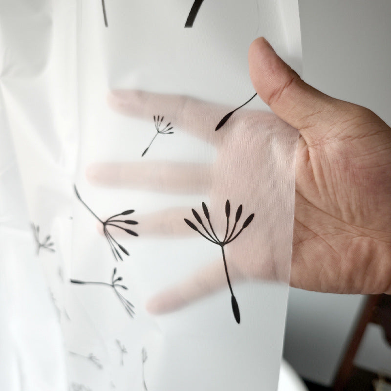 Dandelion Print Shower Curtain LoungeYard — product view 4