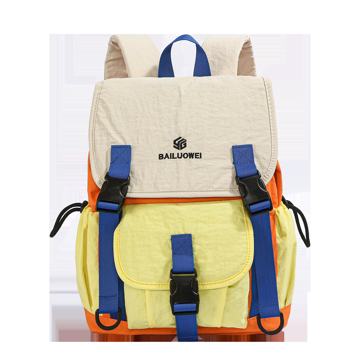 Multi-Pocket Colorful Adventure Backpack LoungeYard — product view 4